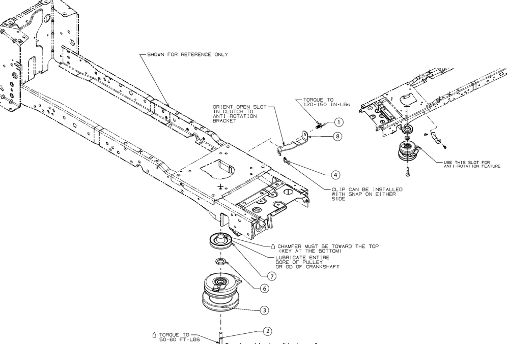 Electric Pto Diagram and Parts List for XT2-LX42KW (13BGA1CS010)(2016) Cub Cadet Lawn Tractor
